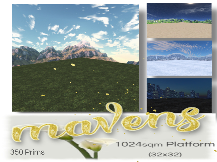 Second Life Marketplace Sky Platform Rentals 512sqm to 4096sqm 199/wk and Up